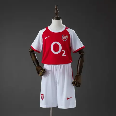 Conjunto Arsenal Primera Equipación 02/04 Retro Niños