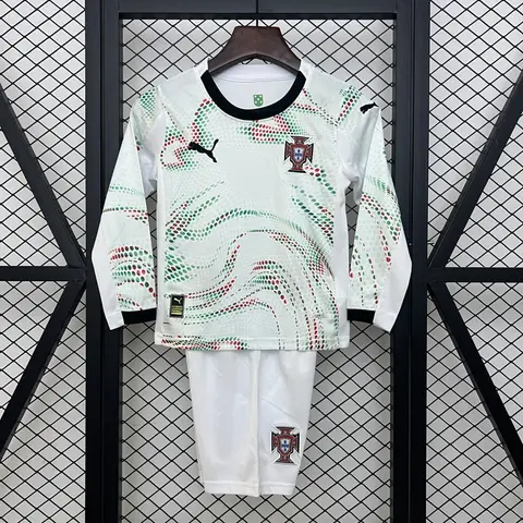 Maillot Portugal Extérieur 25/26 · Manches Longues · Enfant