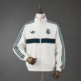 Chaqueta Real Madrid 26/27 Blanca y Verde Hombre