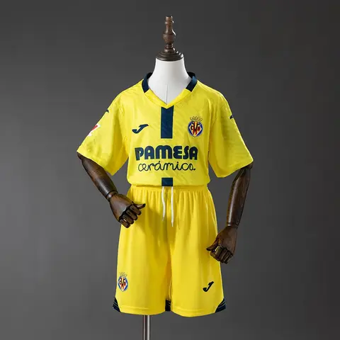 Villarreal Home Shirt 25/26 · Kids