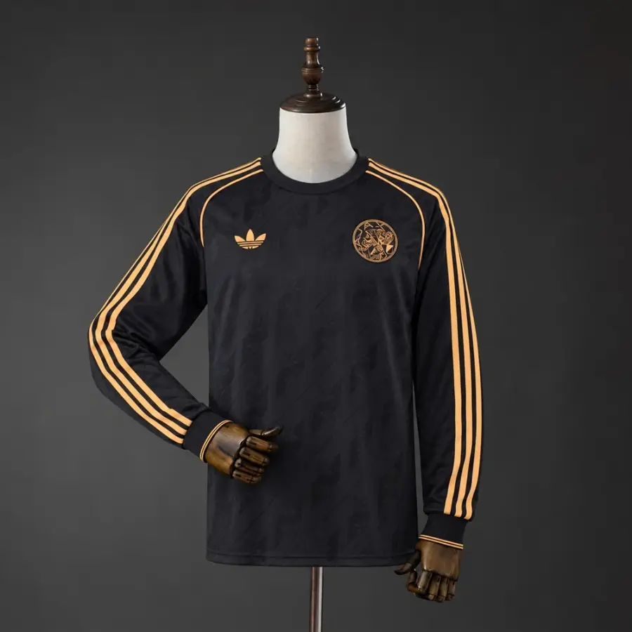 Camiseta Ajax Edición Casual Negra 26/27 Manga Larga