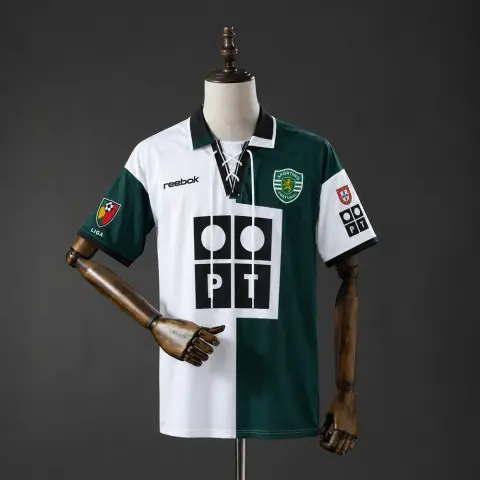 Maglia Sporting CP Terza Divisa 02/03 Retro