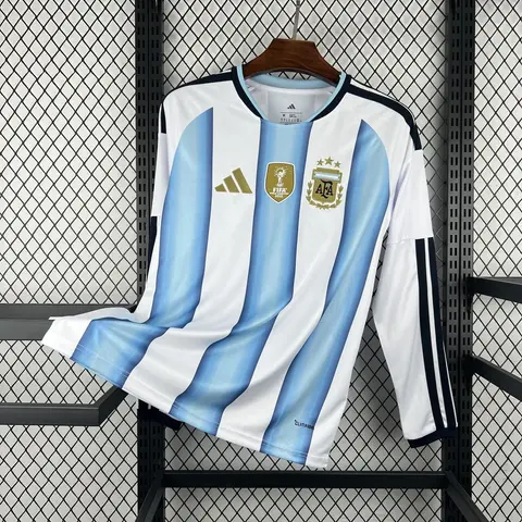 Camiseta Argentina Primera Equipación Mundial 2026 Manga Larga