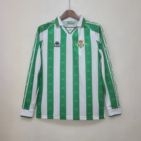 Camisa Real Betis I 95/97 (Retrô) · Manga Longa