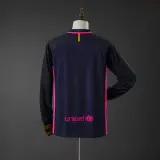 Camiseta Barcelona 16/17 Segunda Equipación Retro Manga Larga