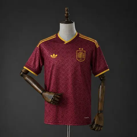 Camiseta España Edición Especial 2 Estrellas Granate 2026 Hombre