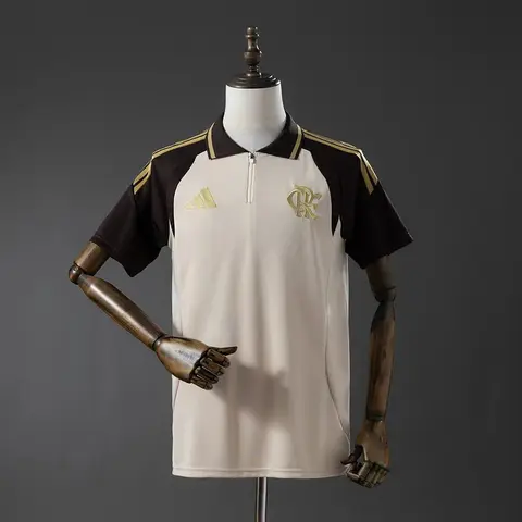 Polo Flamengo Entrenamiento Crema 26/27 Hombre