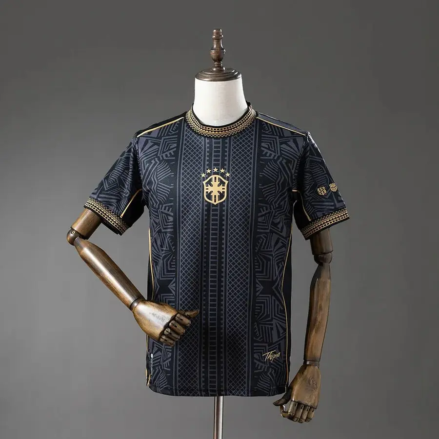 Camiseta Brasil Edición Especial Negra 26/27 Hombre - Bota de Oro Tienda