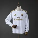 Camiseta Real Madrid 19/20 Primera Equipación Retro Manga Larga