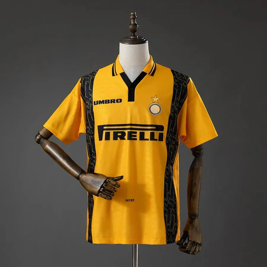 Camiseta Inter de Milán Tercera Equipación 96/97 Retro - Bota de Oro Tienda