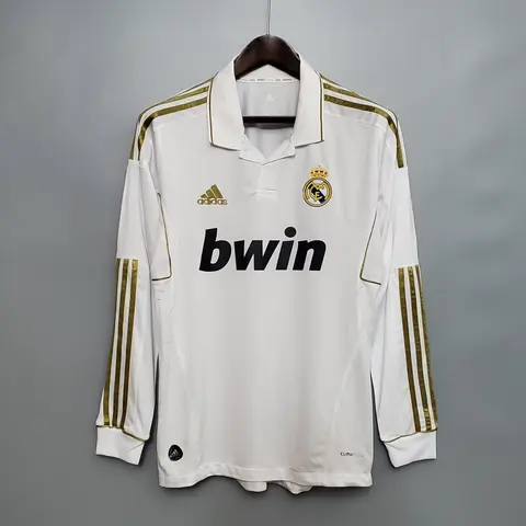 Real Madrid Home Shirt 11/12 (Retro) · Long Sleeve