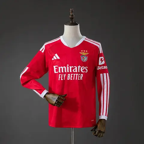 Camiseta Benfica Primera Equipación 26/27 Manga Larga