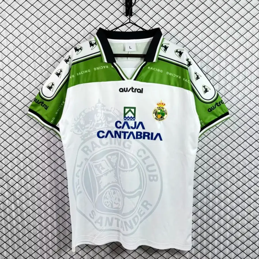 Camiseta Racing de Santander 1997/98 Primera Equipación Retro