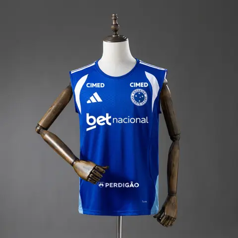 Cruzeiro Trainingsshirt Ärmellos Blau 26/27 Herren