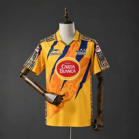 जर्सी Tigres UANL होम किट 97/98 रेट्रो