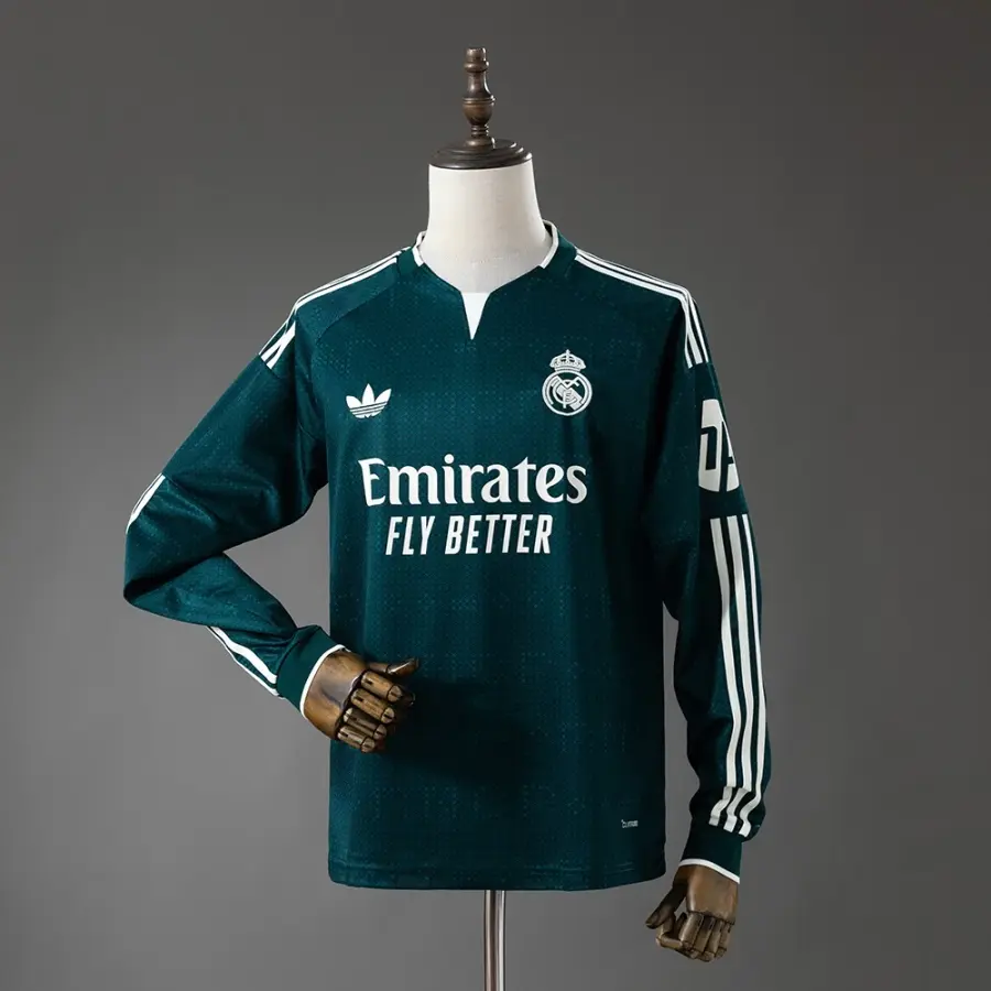 Camiseta Real Madrid Segunda Equipación 26/27 Manga Larga