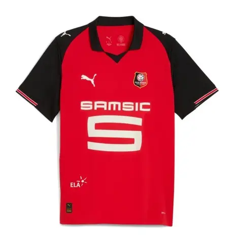 Camiseta Stade Rennais Primera Equipacion 25/26 Hombre