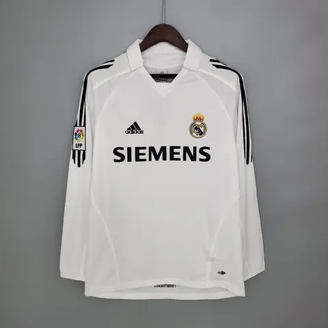 Real Madrid Home Shirt 05/06 (Retro) · Long Sleeve