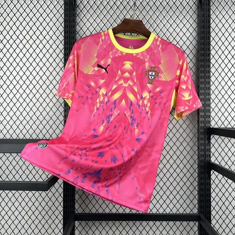Camiseta Portugal Portero Rosa Mundial 2026 Hombre