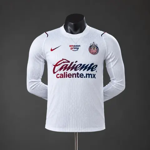 Maillot Chivas Guadalajara Extérieur 26/27 Manches Longues Version Joueur