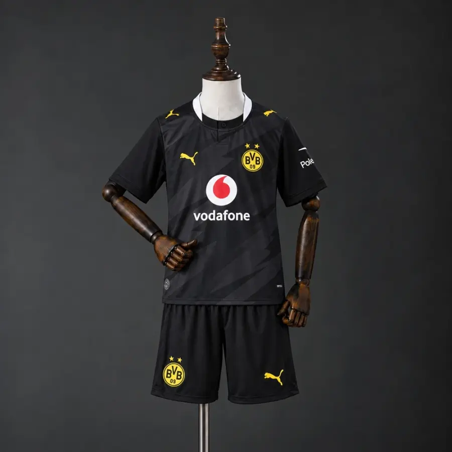Conjunto Borussia Dortmund Segunda Equipación 26/27 Niños