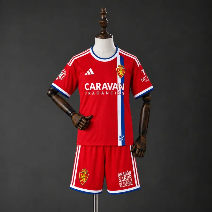 Conjunto Real Zaragoza Segunda Equipación 26/27 Niños