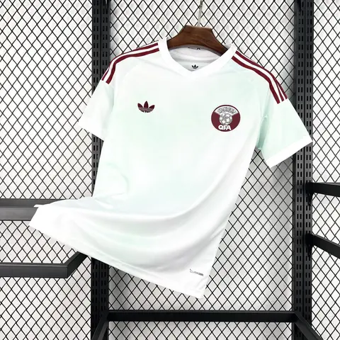 Camiseta Qatar Segunda Equipación Mundial 2026 Hombre