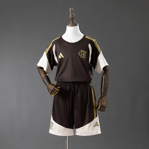 Conjunto de Treino Flamengo Marrom 26/27 Infantil