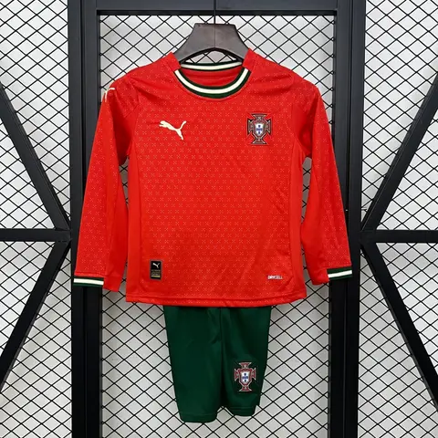 Portugal Heimtrikot 25/26 · Langarm · Kinder