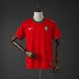 Camiseta Portugal 2012 Primera Equipación Retro