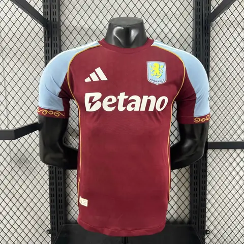 Camisa Aston Villa I 25/26 · Versão Jogador
