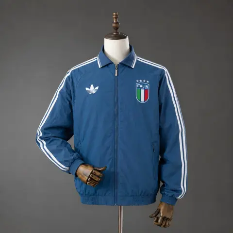 Italy 2026 Blue Full-Zip Jacket