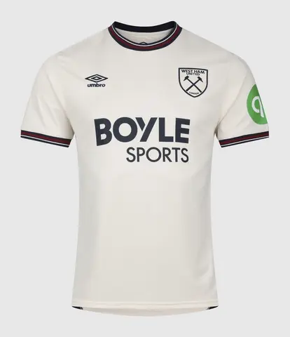 Camiseta West Ham Segunda Equipacion 25/26