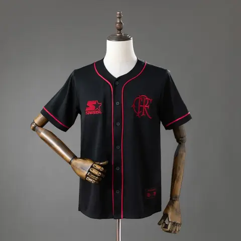 Flamengo Black Special Edition Baseball-Style Shirt