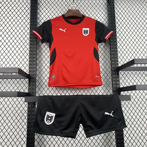 Conjunto Austria Primera Equipación Mundial 2026 Niños