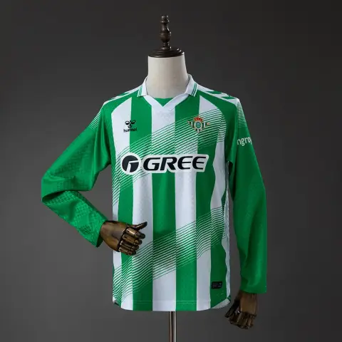 Real Betis Home Champions League Edition Long Sleeve Shirt 26/27