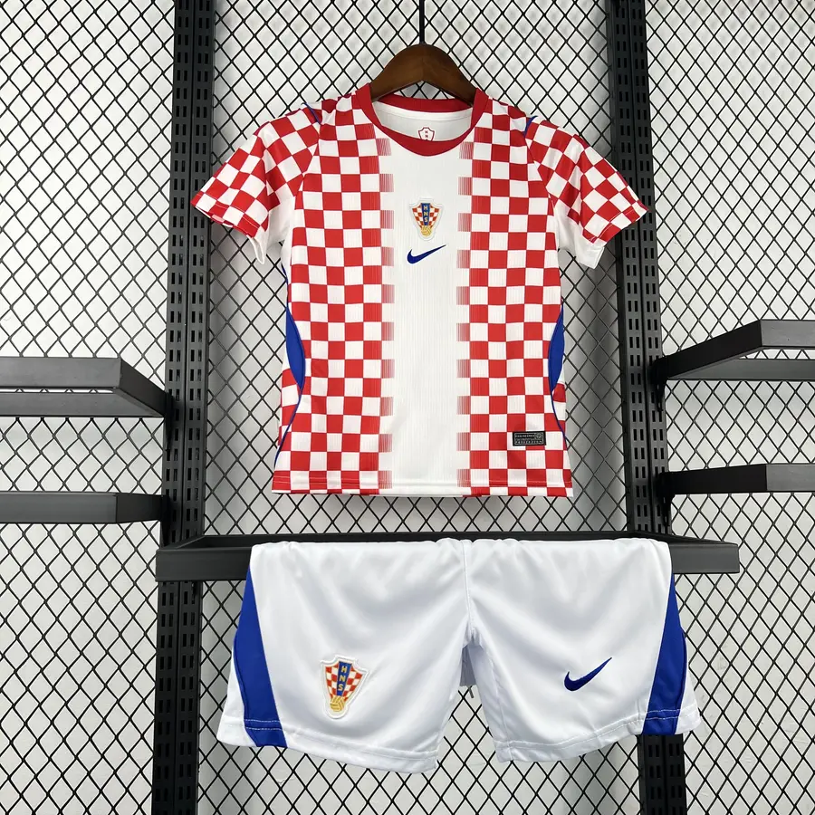 Conjunto Croacia Primera Equipación Mundial 2026 Niños - Bota de Oro Tienda