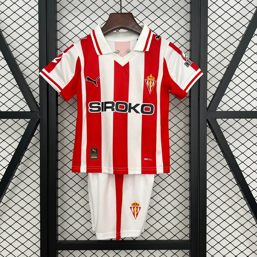SPORTING GIJON PRIMERA EQUIPACIÓN 25/26 NIÑOS - Bota de Oro Tienda
