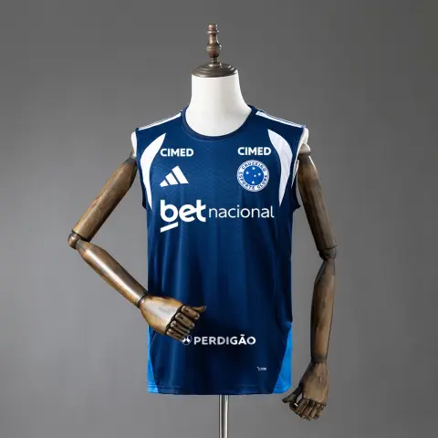 Cruzeiro Trainingsshirt Ärmellos Marineblau 26/27 Herren