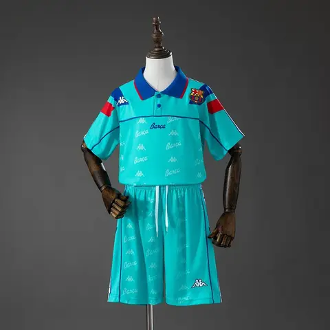 Conjunto Barcelona Segunda Equipación 92/95 Retro Niños