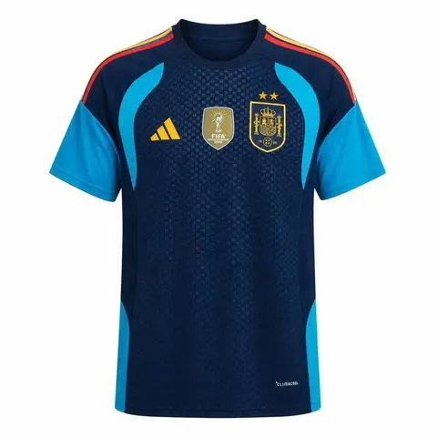 Camiseta España Pre-Partido 2026 Edición Campeones Azul Marino Hombre