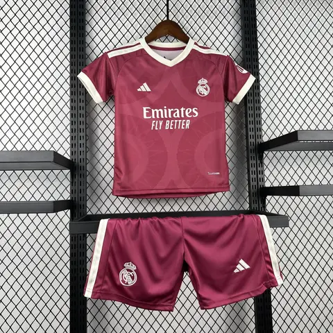 Conjunto Real Madrid Segunda Equipación 26/27 Niños