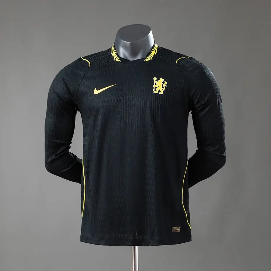 Camiseta Chelsea Tercera Equipación 26/27 Manga Larga Versión Jugador - Bota de Oro Tienda