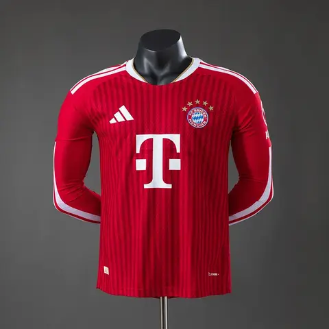 Camiseta Bayern Múnich Primera Equipación 26/27 Manga Larga Versión Jugador