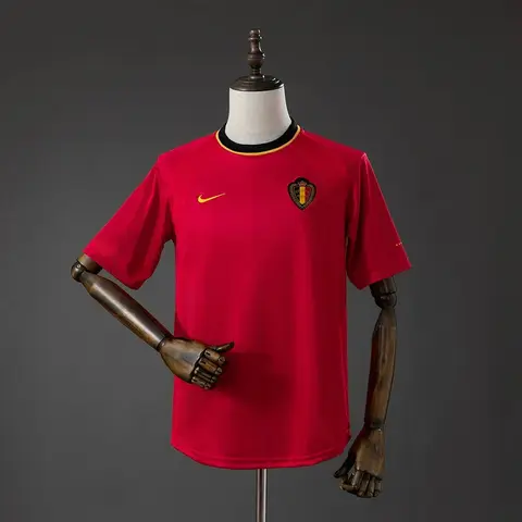 Camiseta Bélgica Primera Equipación 2000 Retro