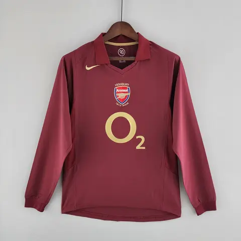 Arsenal Home Shirt 05/06 (Retro) · Long Sleeve