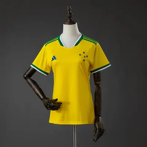 Camiseta Cruzeiro Equipación Especial Amarilla 26/27 Mujer