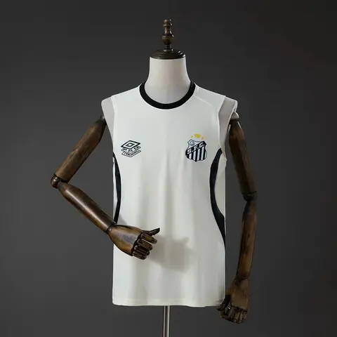 Camiseta Santos Entrenamiento Sin Mangas Beige 26/27 Hombre