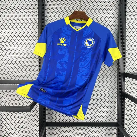 Camiseta Bosnia y Herzegovina Primera Equipación 2024 Hombre
