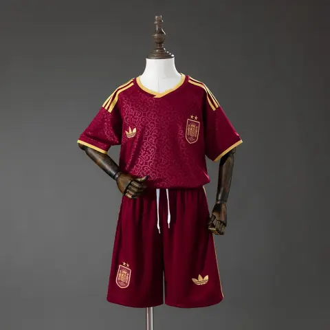 Conjunto España Edición Especial 2 Estrellas Granate 2026 Niños